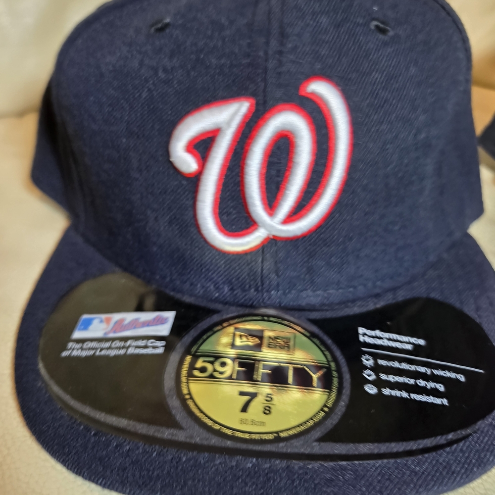 Washington Nationals Hat Cap NewEra 59Fifty MLB Official OnField Fitted ALL SIZ - Picture 4 of 6